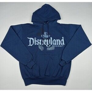 DISNEYLAND Hoodie Sweatshirt Sweater Mickey Mouse Women's Size Medium Pullover